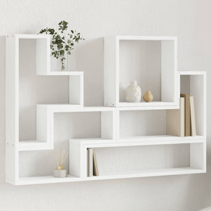Weißes Wandregal 96 cm