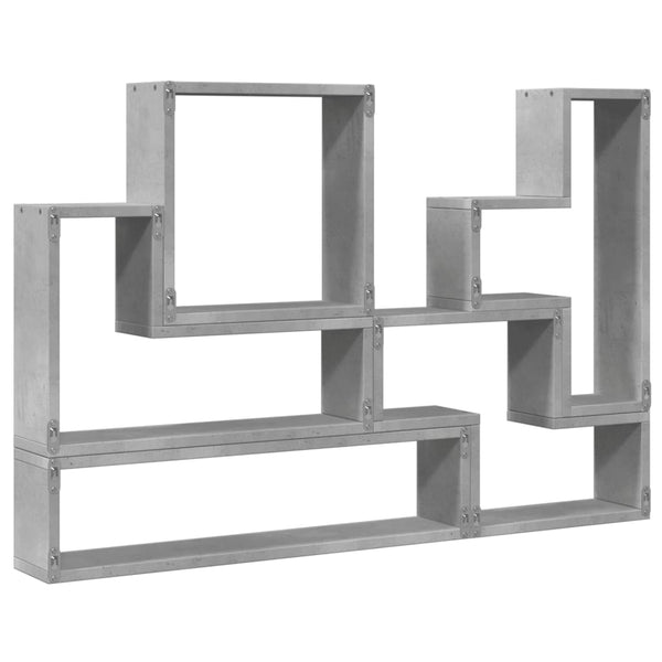 Wandregal Betongrau 96 cm