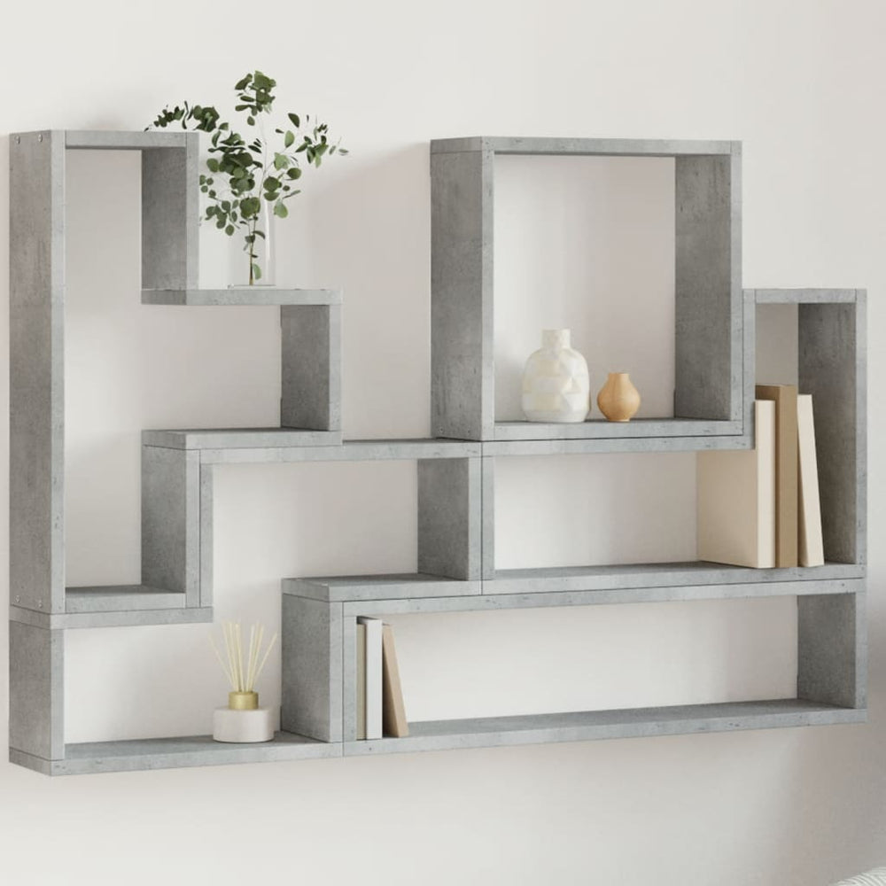 Wandregal Betongrau 96 cm