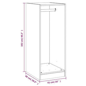 Kleiderschrank Sonoma Eiche 48x41x102 cm