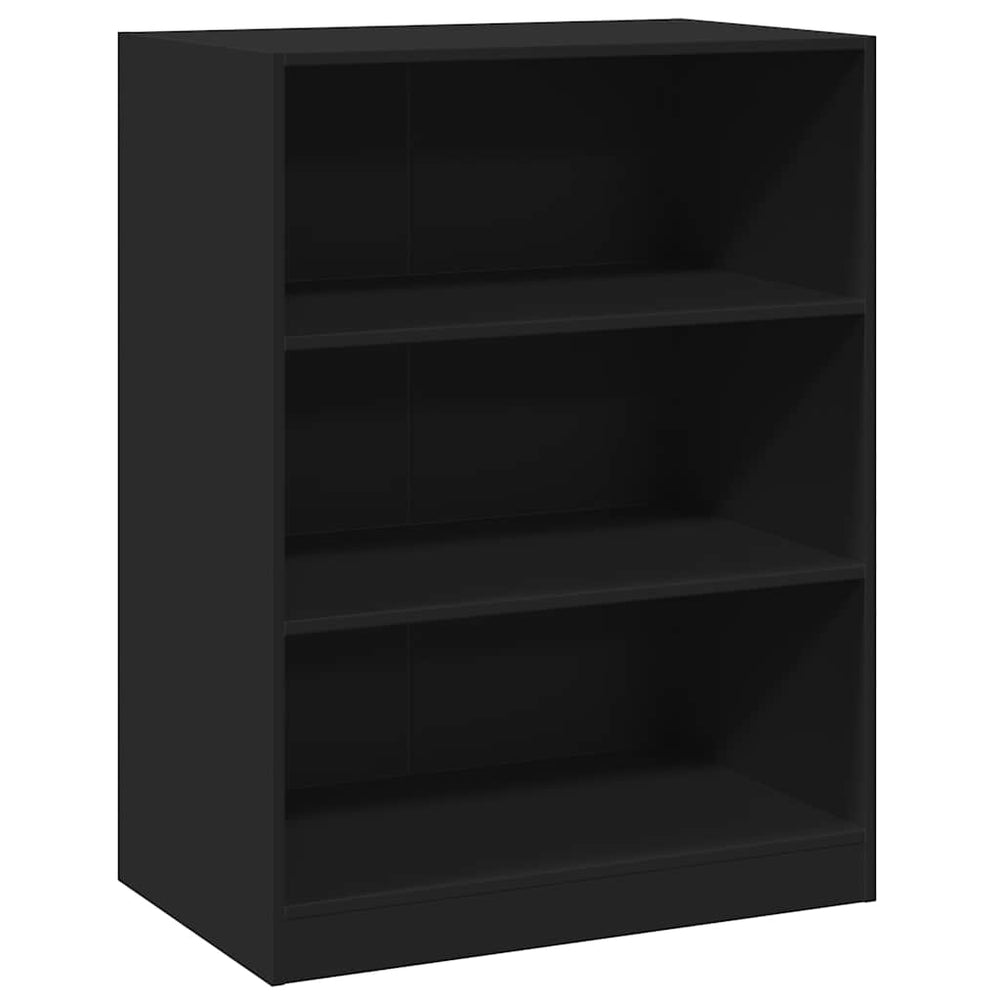 Schwarzer Kleiderschrank 77x48x102 cm