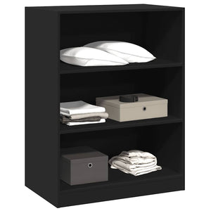 Schwarzer Kleiderschrank 77x48x102 cm