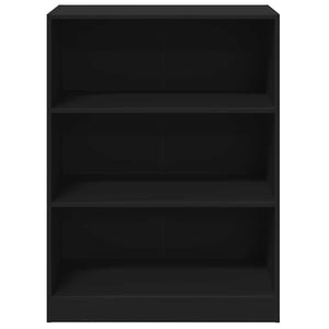 Schwarzer Kleiderschrank 77x48x102 cm