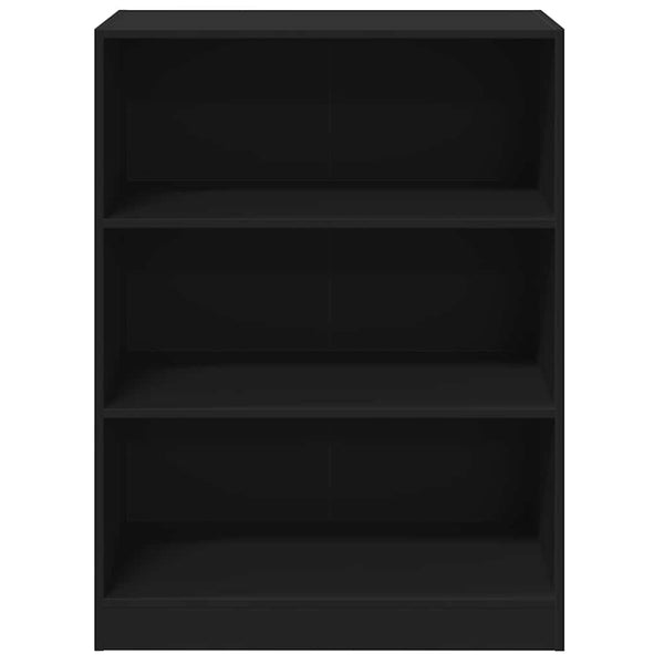 Schwarzer Kleiderschrank 77x48x102 cm