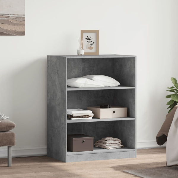 Kleiderschrank Betongrau 77x48x102 cm