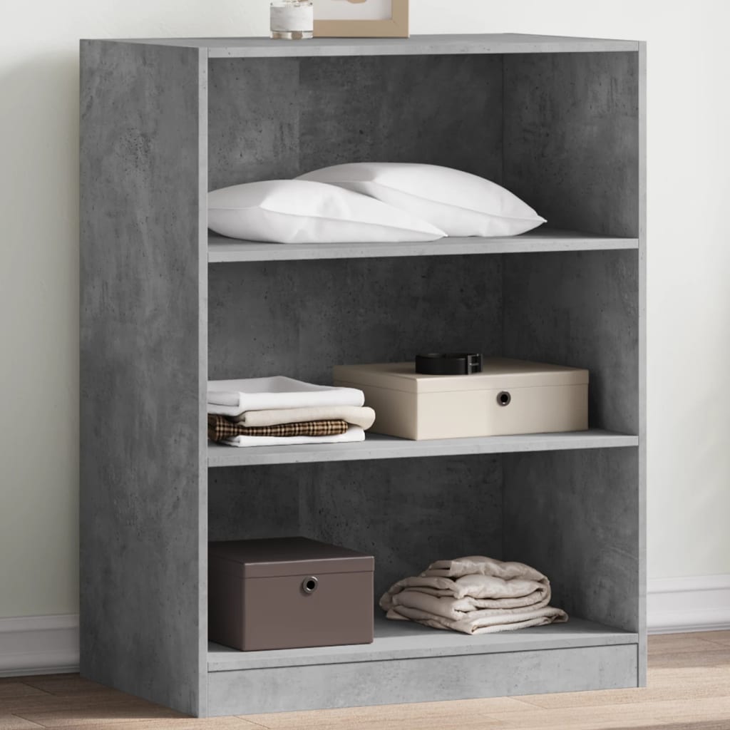 Kleiderschrank Betongrau 77x48x102 cm