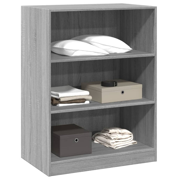 Kleiderschrank Grau Sonoma 77x48x102 cm