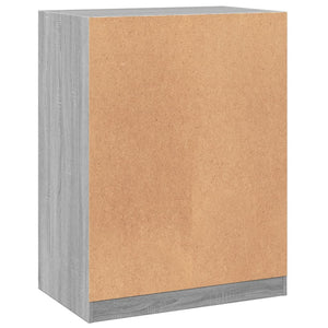 Kleiderschrank Grau Sonoma 77x48x102 cm