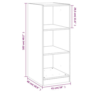 Weißer Kleiderschrank 48x41x102 cm
