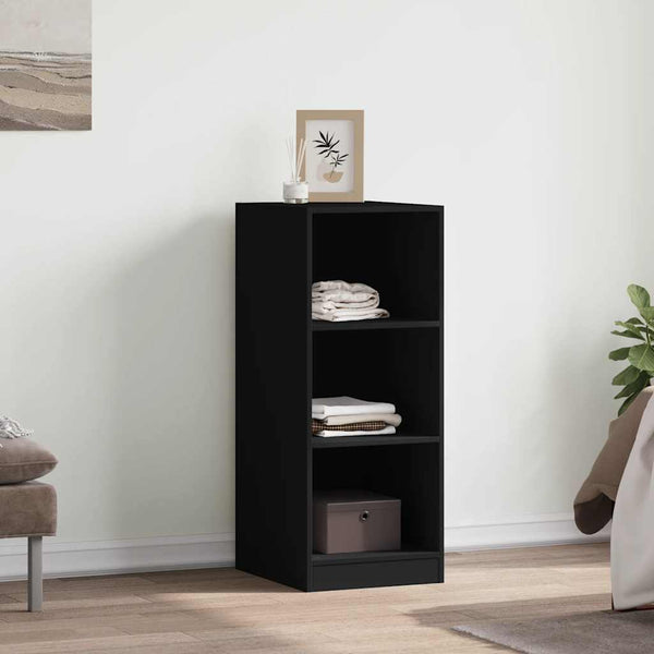 Schwarzer Kleiderschrank 48x41x102 cm