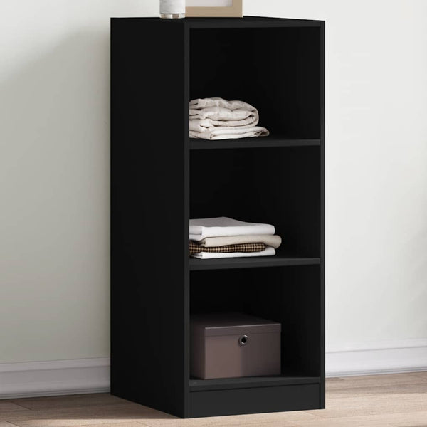 Schwarzer Kleiderschrank 48x41x102 cm