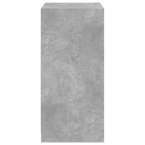 vidaXL Armoire Gris Béton 48x41x102 cm Bois d'ingénierie