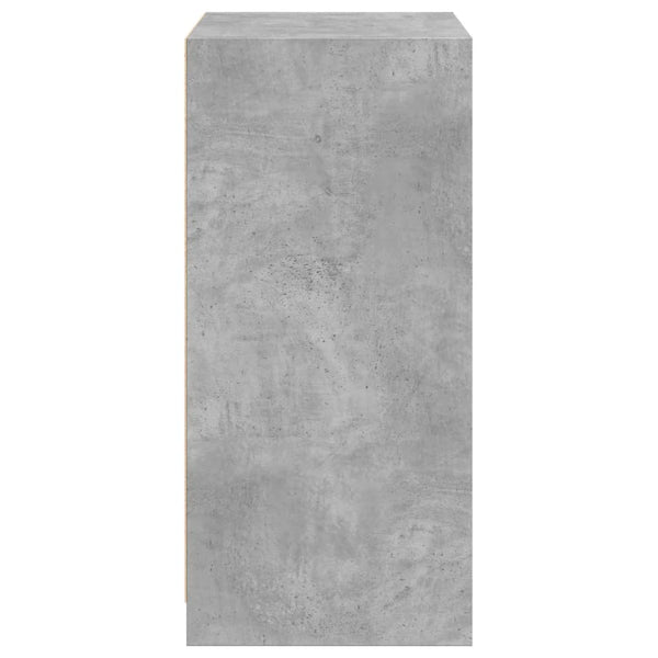 vidaXL Armoire Gris Béton 48x41x102 cm Bois d'ingénierie
