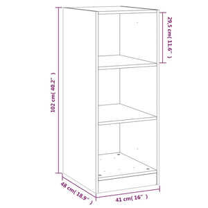 Kleiderschrank Braun Eichenoptik 48x41x102 cm
