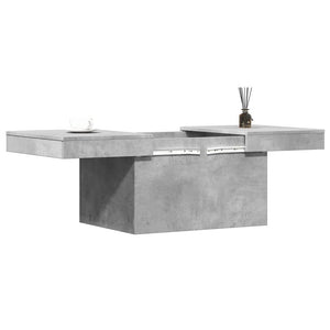 Betongrauer Couchtisch 80x55 cm