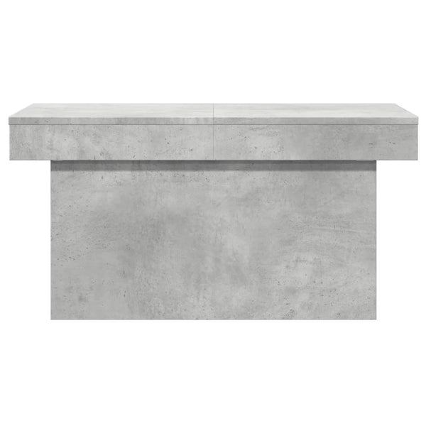 Betongrauer Couchtisch 80x55 cm
