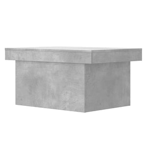 Betongrauer Couchtisch 80x55 cm
