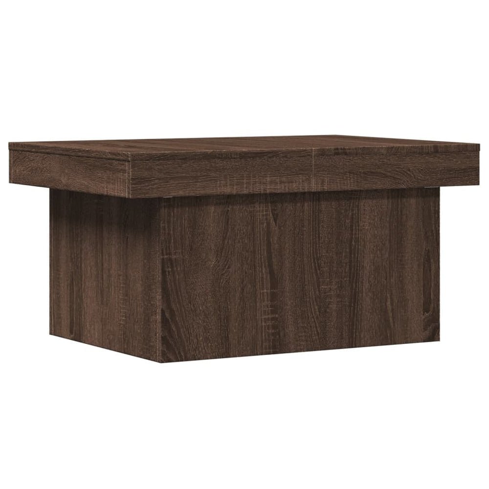 Couchtisch Eiche Braun 80x55 cm