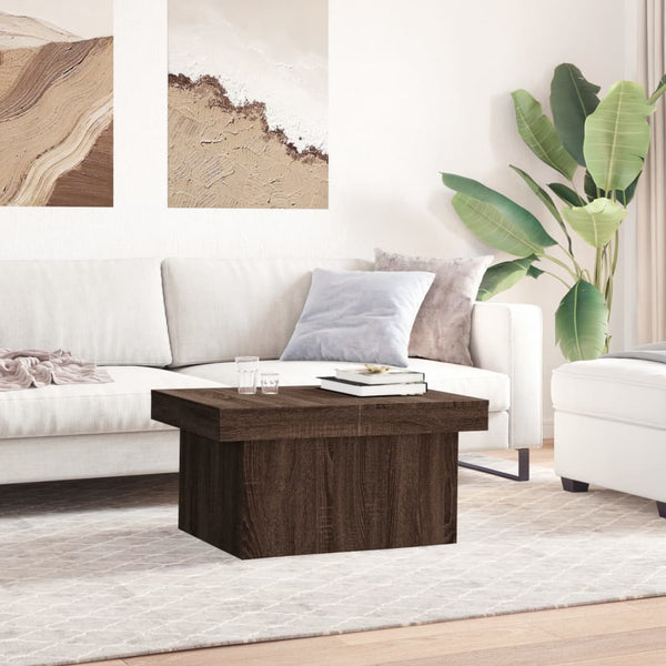 Couchtisch Eiche Braun 80x55 cm