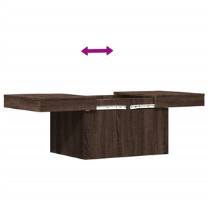 Couchtisch Eiche Braun 80x55 cm