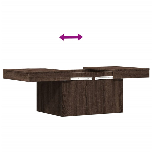 Couchtisch Eiche Braun 80x55 cm
