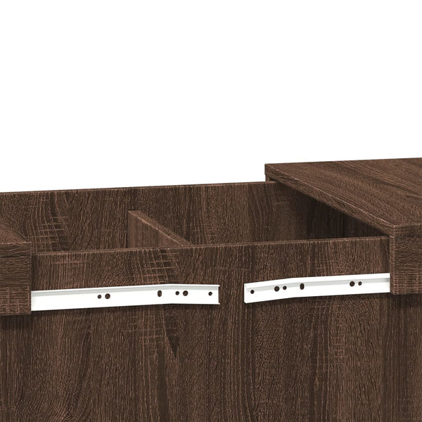 Couchtisch Eiche Braun 80x55 cm