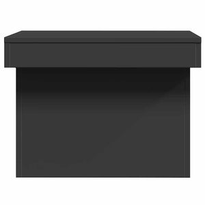 Schwarzer Couchtisch 100x55 cm