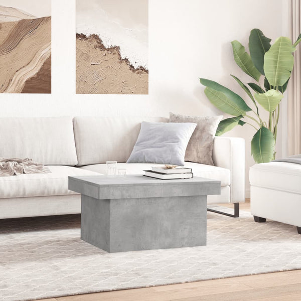 Betongrauer Couchtisch 100x55 cm