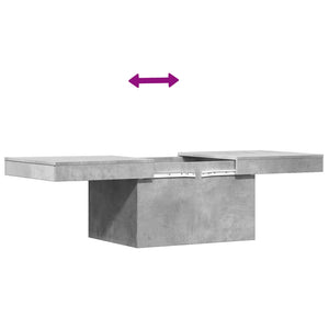 Betongrauer Couchtisch 100x55 cm
