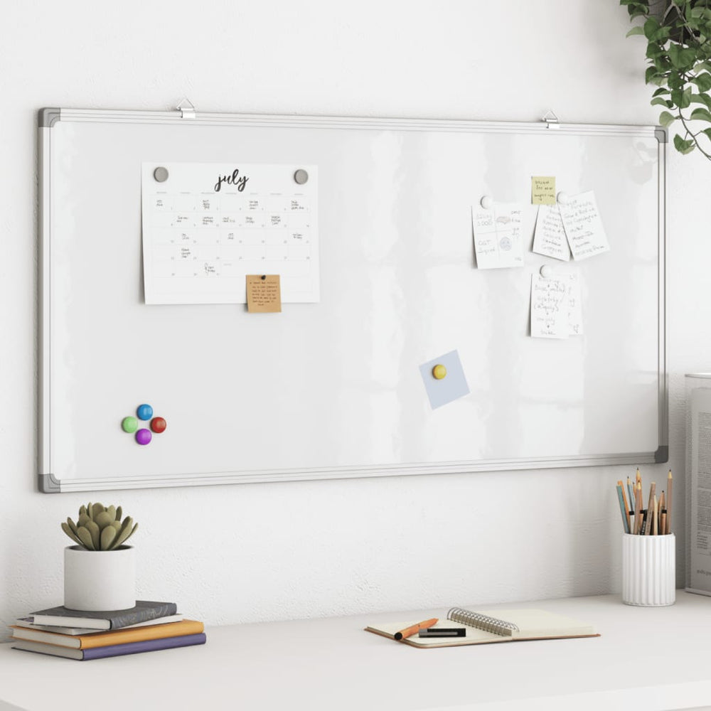 Magnetisches Whiteboard, 60x30 cm, Aluminium