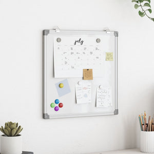 Magnetisches Whiteboard, 40x40 cm, Aluminium