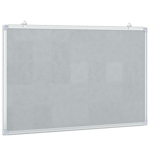 Magnetisches Whiteboard, 80x50 cm, Aluminium