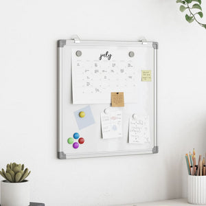 Magnetisches Whiteboard, 60x60 cm, Aluminium