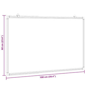 Magnetisches Whiteboard, 100x60 cm