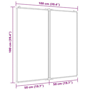 Magnetisches Klapp Whiteboard 100x100 cm
