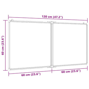 Magnetisches Whiteboard 120x60 cm