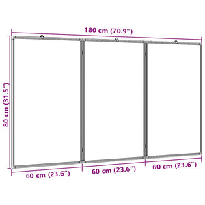 Magnetisches Klapp Whiteboard 180x80 cm