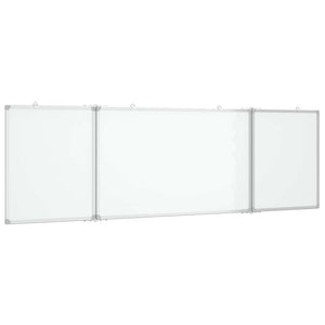 vidaXL Tableau blanc magnétique pliable 200x60x1,7 cm aluminium