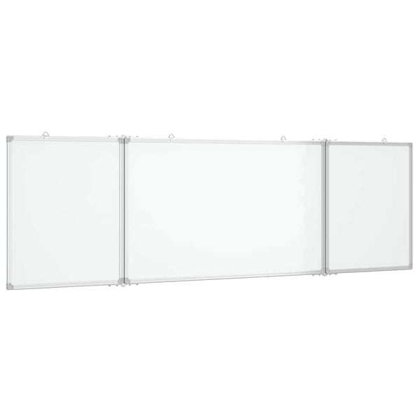 vidaXL Tableau blanc magnétique pliable 200x60x1,7 cm aluminium