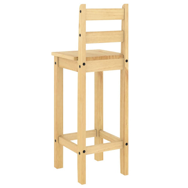 Barstühle 2er Set Kiefer Massivholz