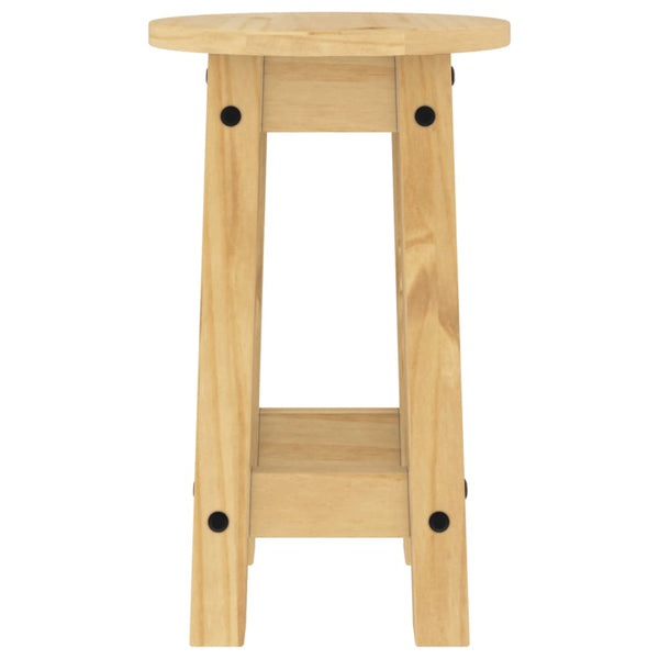 Barhocker 2er Set Kiefer Massivholz