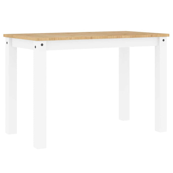 Esstisch Kiefer Massivholz Weiß 112x60 cm