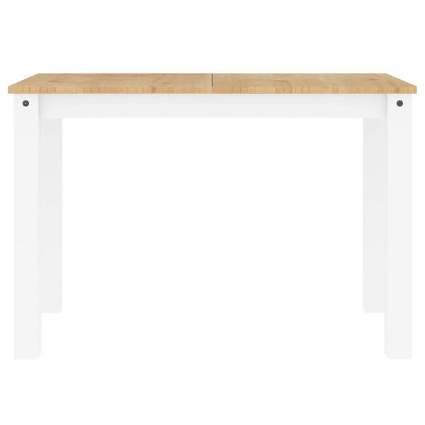 Esstisch Kiefer Massivholz Weiß 112x60 cm