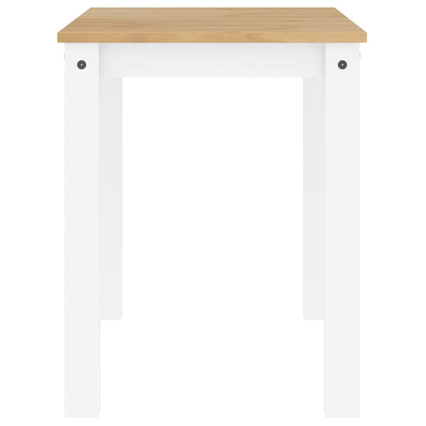 Esstisch Kiefer Massivholz Weiß 112x60 cm