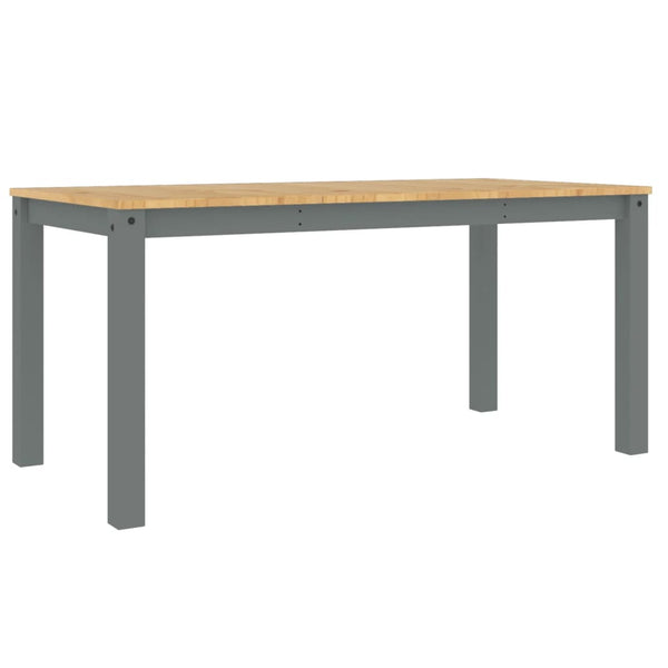 Esstisch Grau 160x80 cm Kiefer Massivholz