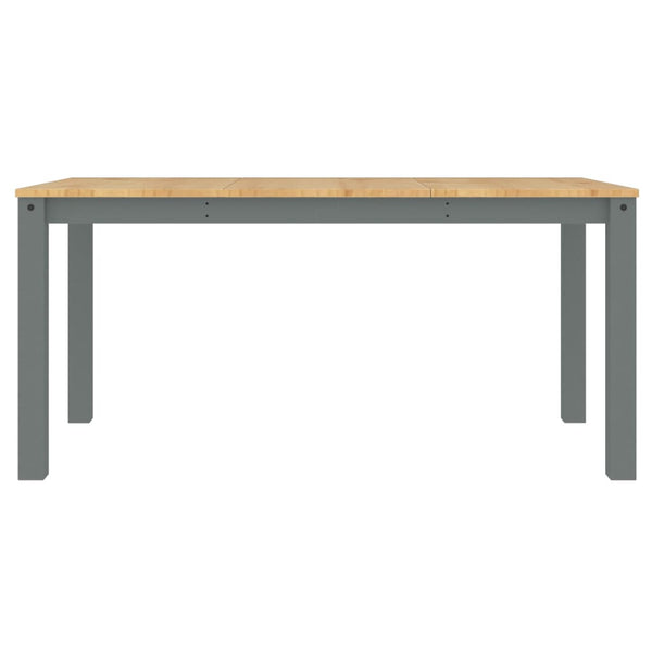 Esstisch Grau 160x80 cm Kiefer Massivholz