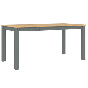 Esstisch Grau 160x80 cm Kiefer Massivholz