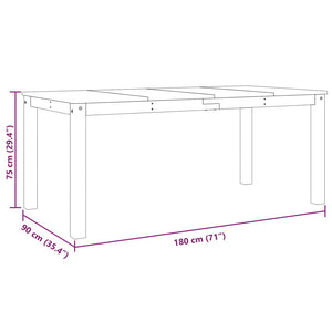Esstisch Kiefer Massivholz 180x90 cm