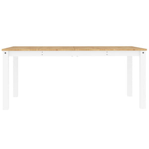 Esstisch PANAMA Weiß Kiefer Massivholz 180x90 cm