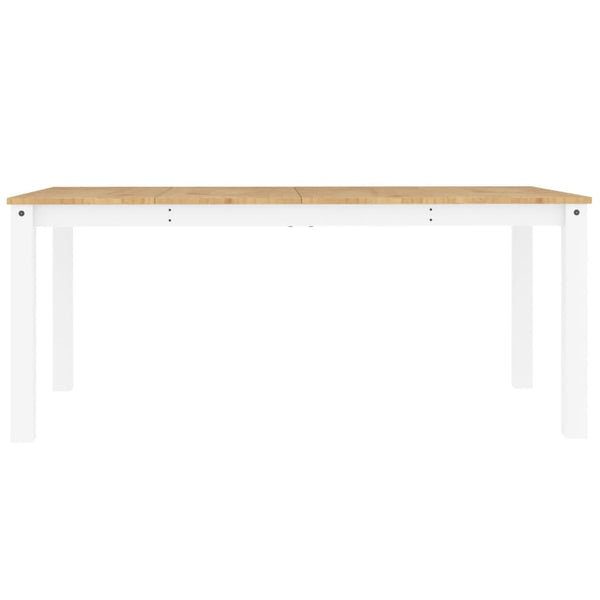 Esstisch PANAMA Weiß Kiefer Massivholz 180x90 cm